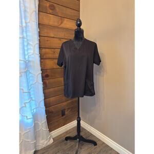Mini Marilyn by MediChic™ Scrub Top – Black – Size XL – Excellent Condition